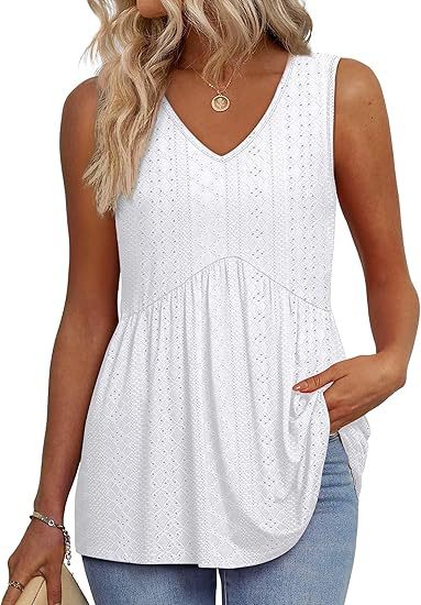 Relaxed Sleeveless Daily Top
