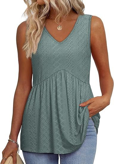 Relaxed Sleeveless Daily Top