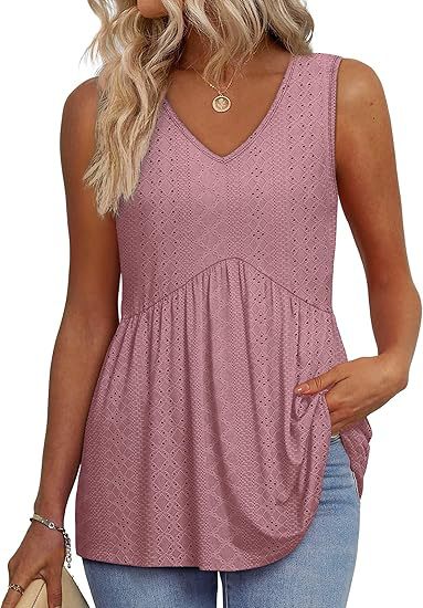 Relaxed Sleeveless Daily Top