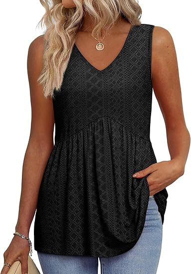 Relaxed Sleeveless Daily Top