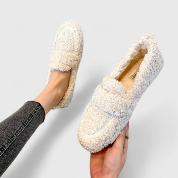Women's Solange Warm Lined Slip On Loafer Beige