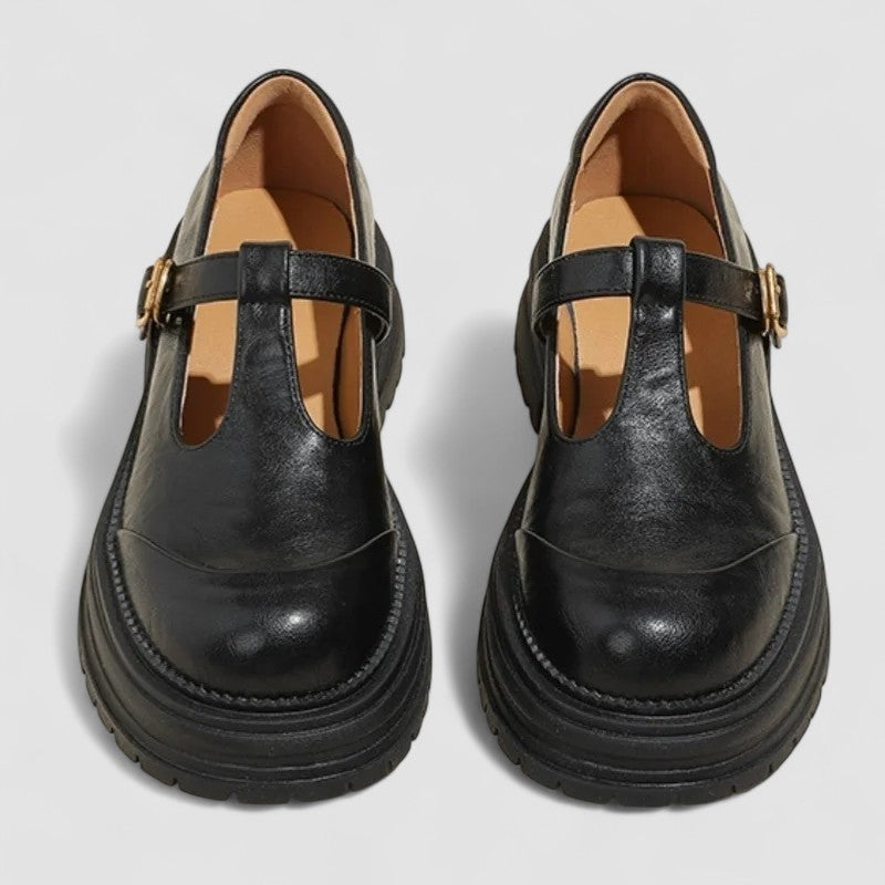 Orthopedic Mary Jane Shoes with Strap