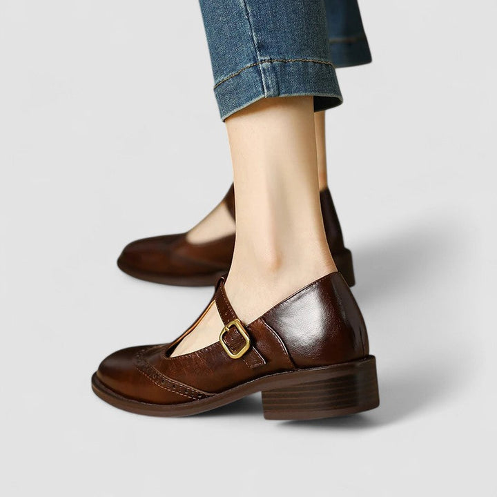 Casual Everyday Mary Janes - Brown