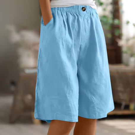 Relaxed Comfort Shorts - Sky Blue