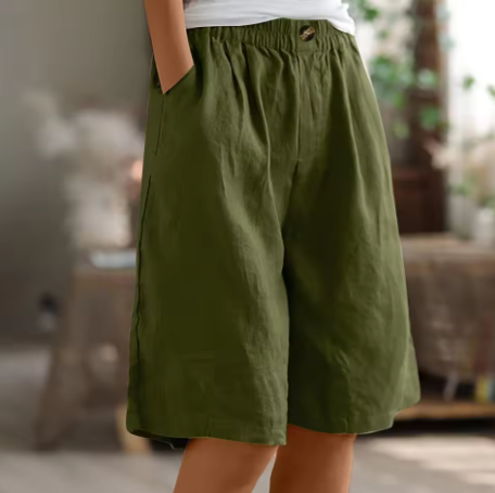 Relaxed Comfort Shorts - Army Green