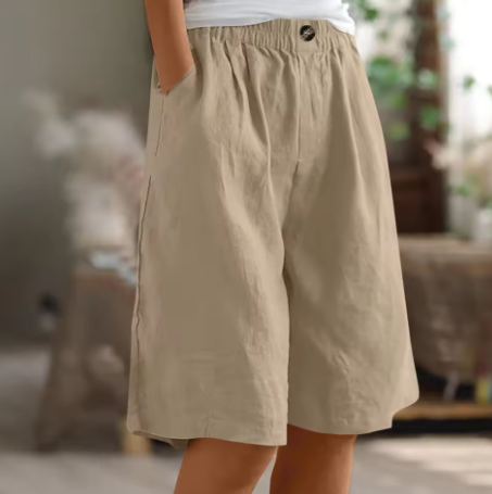 Relaxed Comfort Shorts - Khaki