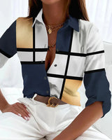 Contemporary Printed Blouse