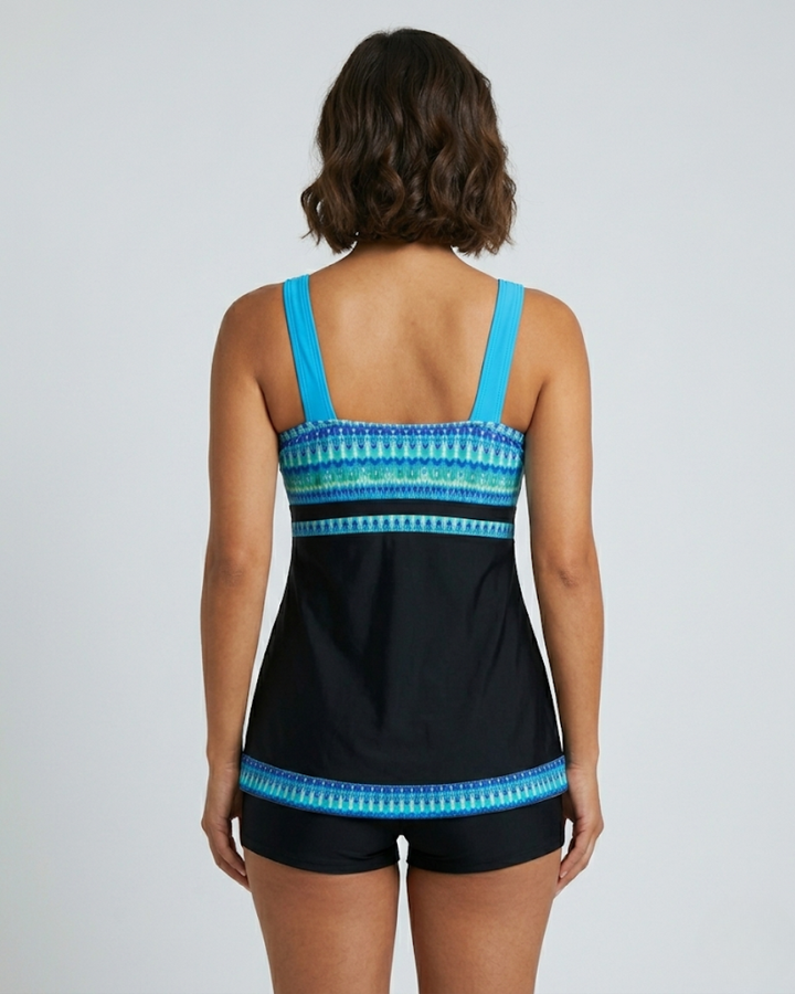 Sleeveless One-Piece Swimsuit