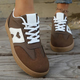 Women's Heart Cutout Gum Sole Lace Up Sneaker