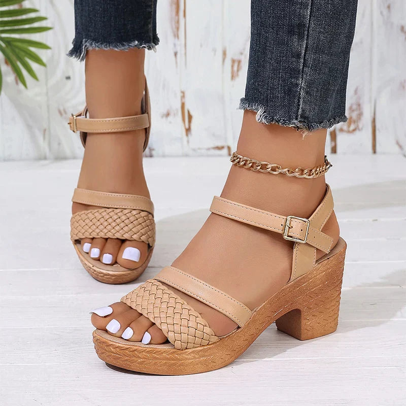 Woven Platform Sandals
