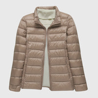 Khaki Stand Collar