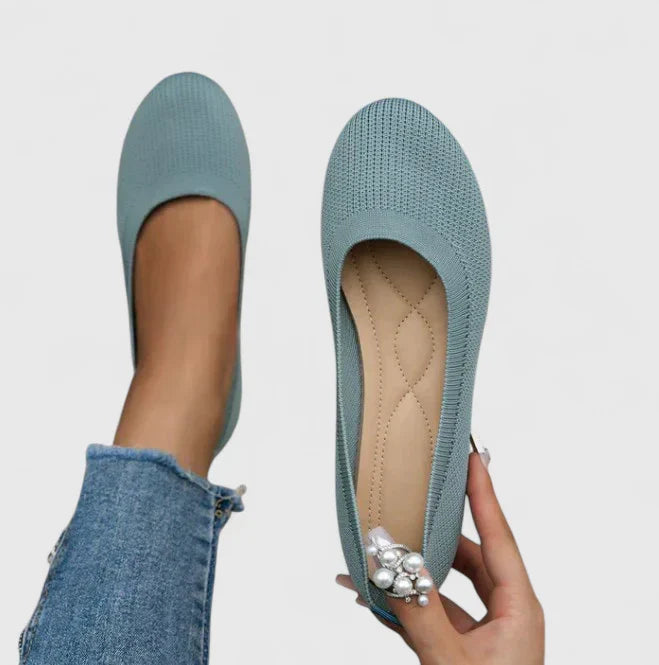 Posture-Correct Orthopedic Slip-On Shoes - Light Blue