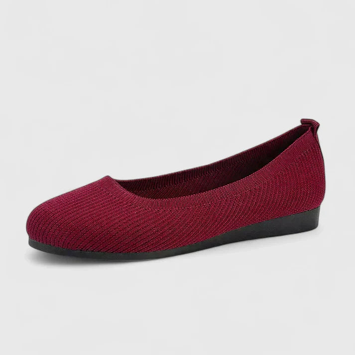 Posture-Correct Orthopedic Slip-On Shoes - Burgundy