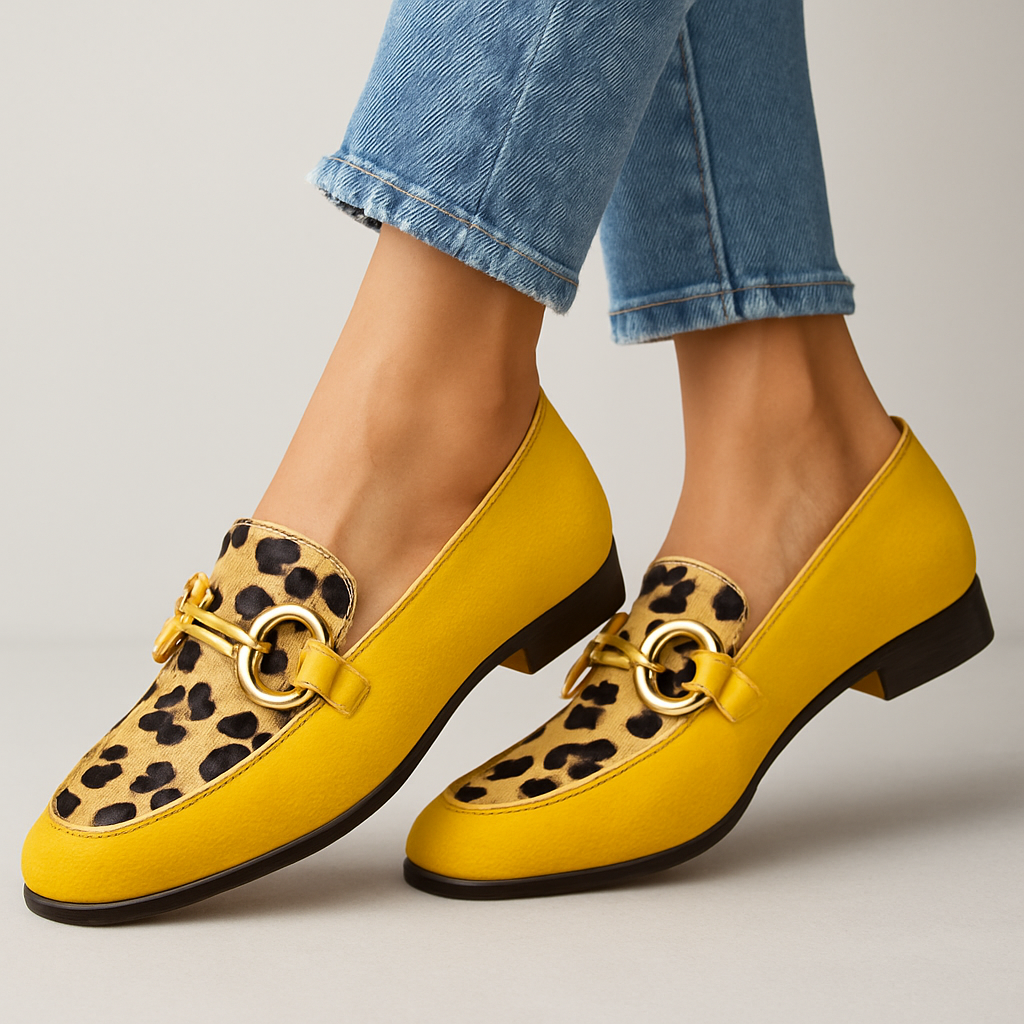 Sunny Yellow Loafers - Yellow