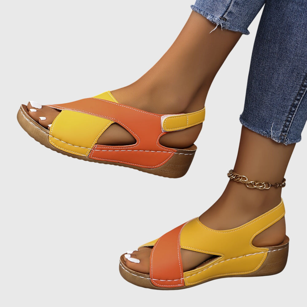 Orthopedic Ankle-Strap Comfort Sandals - Orange