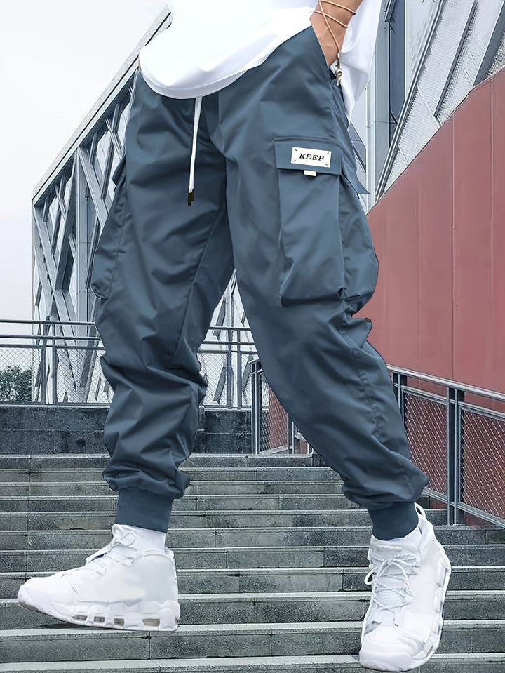 Women's cargo jogger pants blue