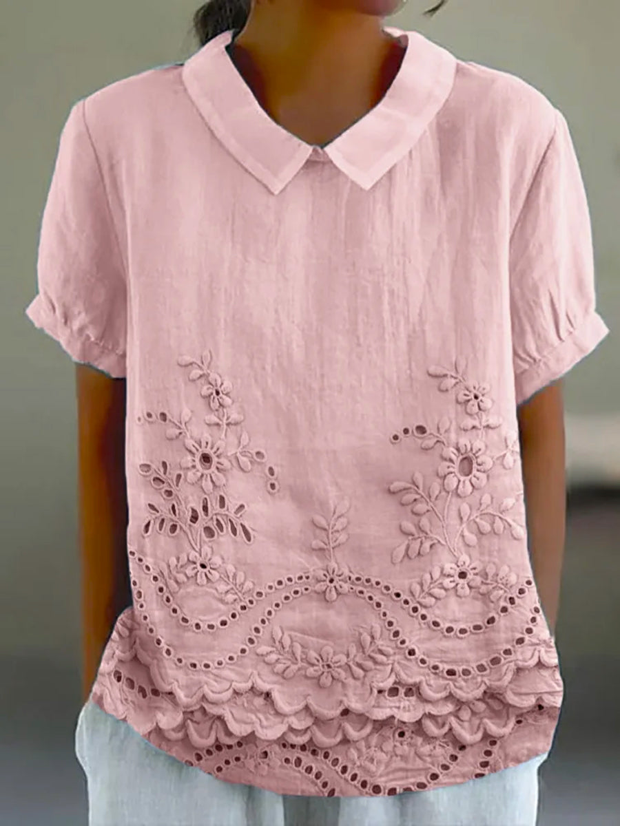 Women's Floral Embroidered Blouse