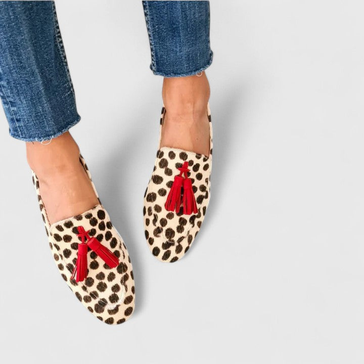 Women's Skylar Leopard Print Slip On Loafer