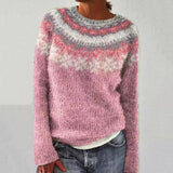 Women's Reindeer Knit Christmas Sweater for Holiday Parties