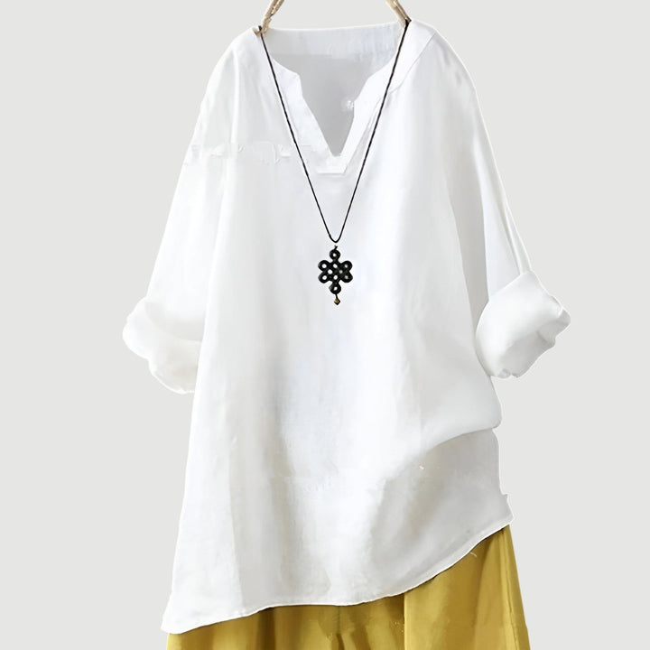 Airy Comfortable Top - White