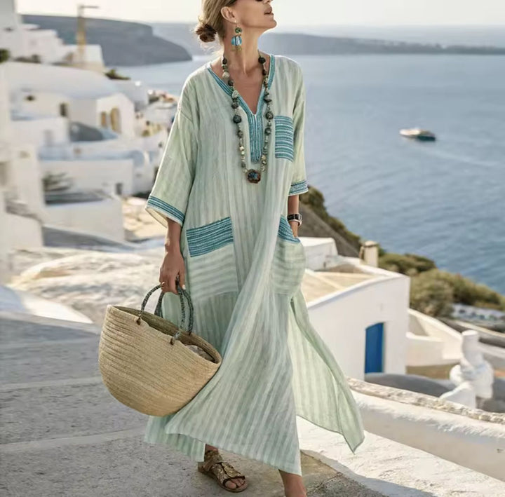 Breezy long summer dress style 8