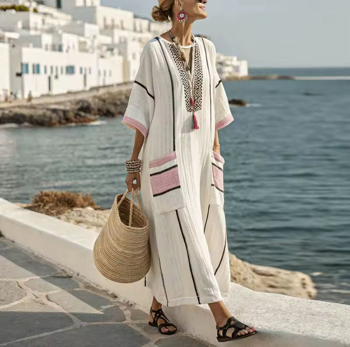 Breezy long summer dress style 7