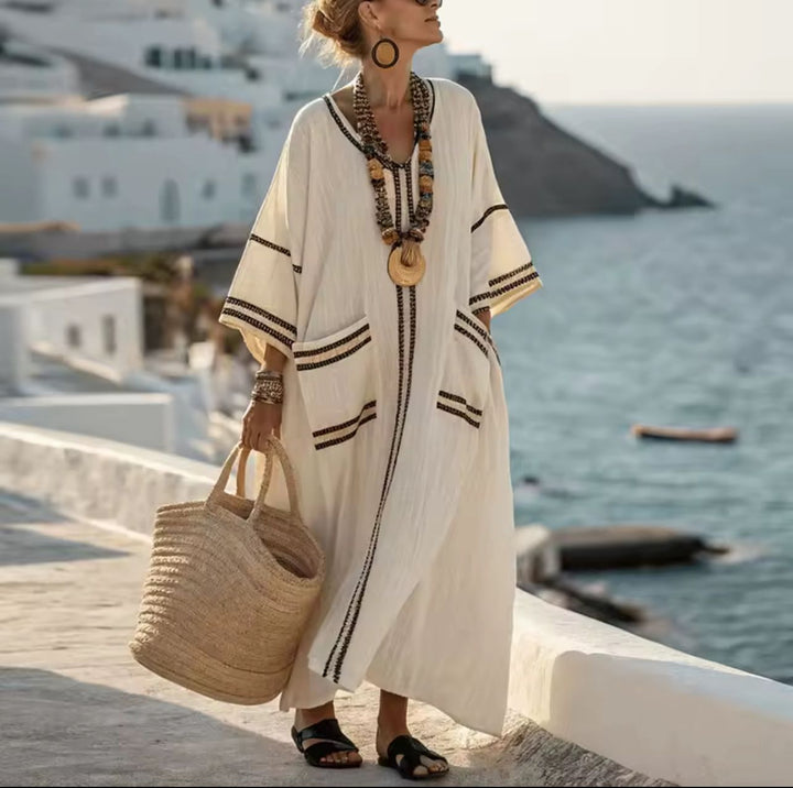Breezy long summer dress style 5