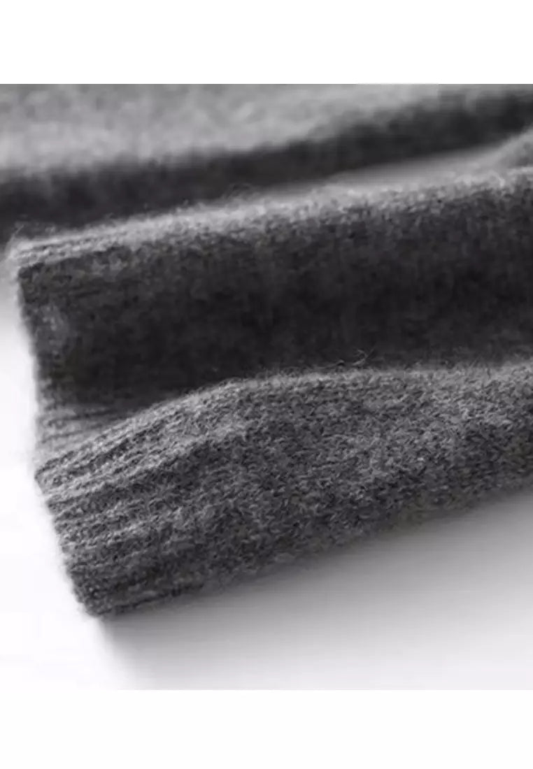 Women's button-detail soft knit sweater, back